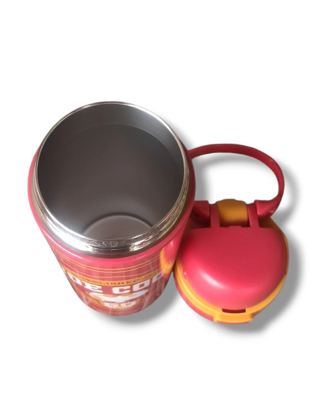 Snoopy Joe Cool 50 YEARS Red and Yellow  Stainless Steel Bottle by PEANUTS